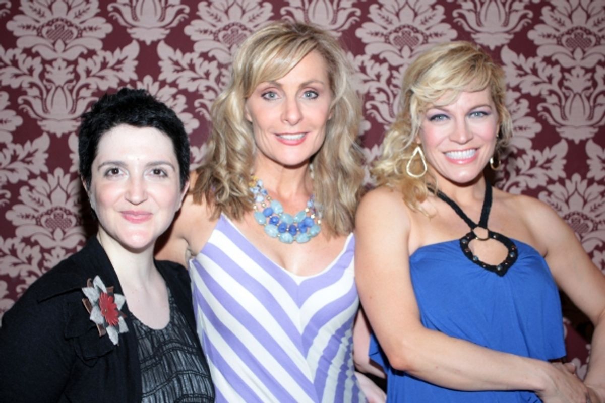 Lauren Cohn, Judy McLane, Felicia Finley at 