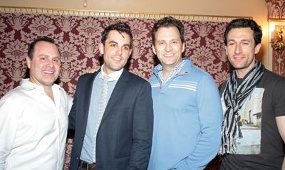 Daniel Cooney, Zak Resnick, Graham Rowat, Aaron Lazar Photo
