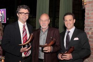 Michael Sexton, Patrick Stewart & Matthew Rauch Photo