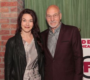 Sunny Ozell & Patrick Stewart Photo