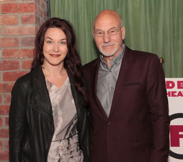 Sunny Ozell & Patrick Stewart Photo