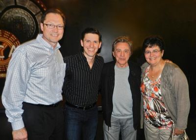 Nick Cosgrove and Parents, Frankie Valli
 Photo