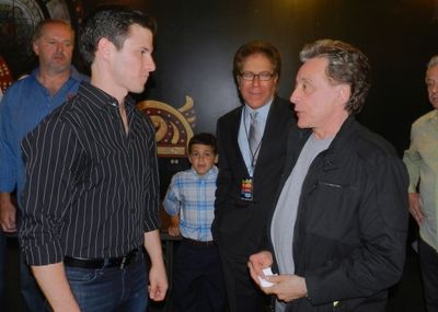 Nick Cosgrove, Frankie Valli Photo