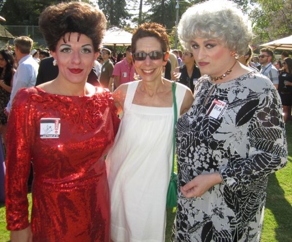 Judy Garland (Peter Mac) & Bea Arthur (John Schaefer) with West Hollywood's Mayor Pro Photo