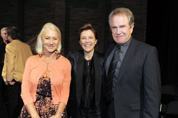 Helen Mirren, Annette Bening and Warren Beatty attend the 