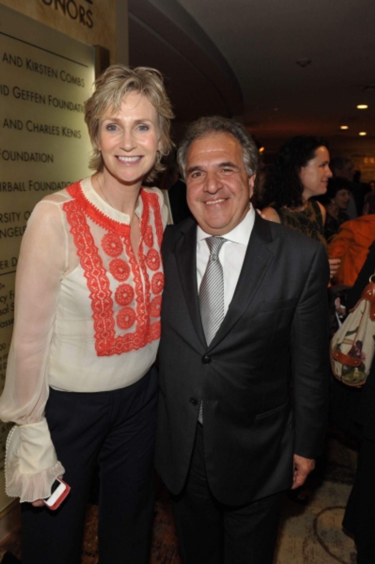 Jane Lynch and Jim Gianopulos at 