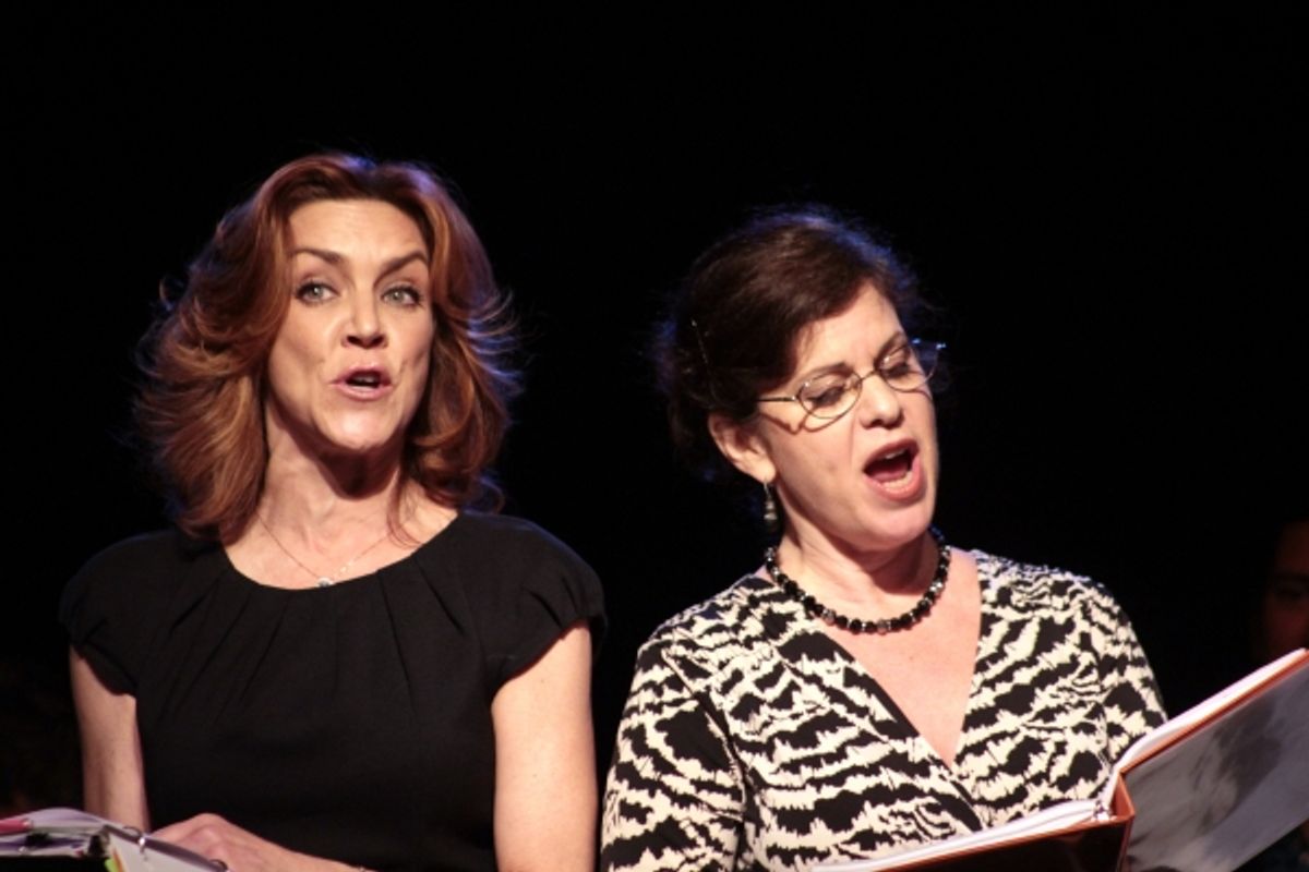 Andrea McArdle, Wren Marie Harrington at 