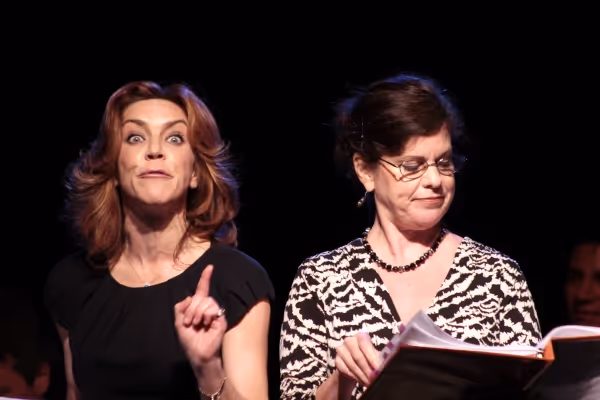 Andrea McArdle, Wren Marie Harrington Photo