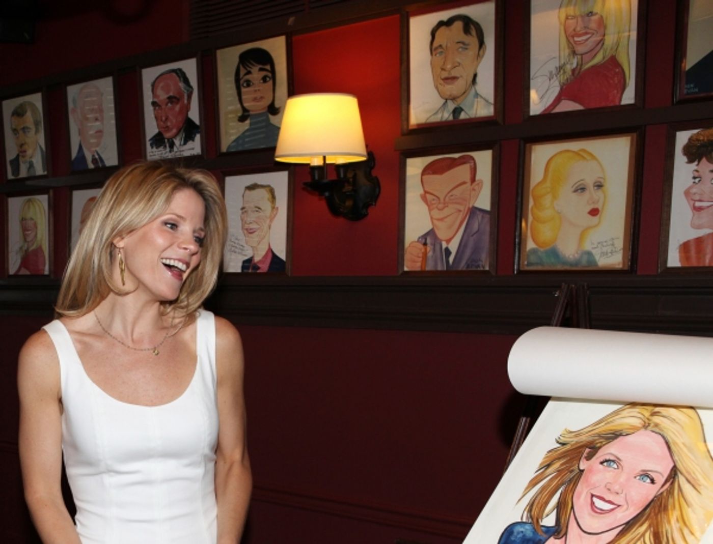 Photo Coverage: NICE WORK IF YOU CAN GET IT's Kelli O'Hara Joins the Sardi's Wall Of Fame!  Image