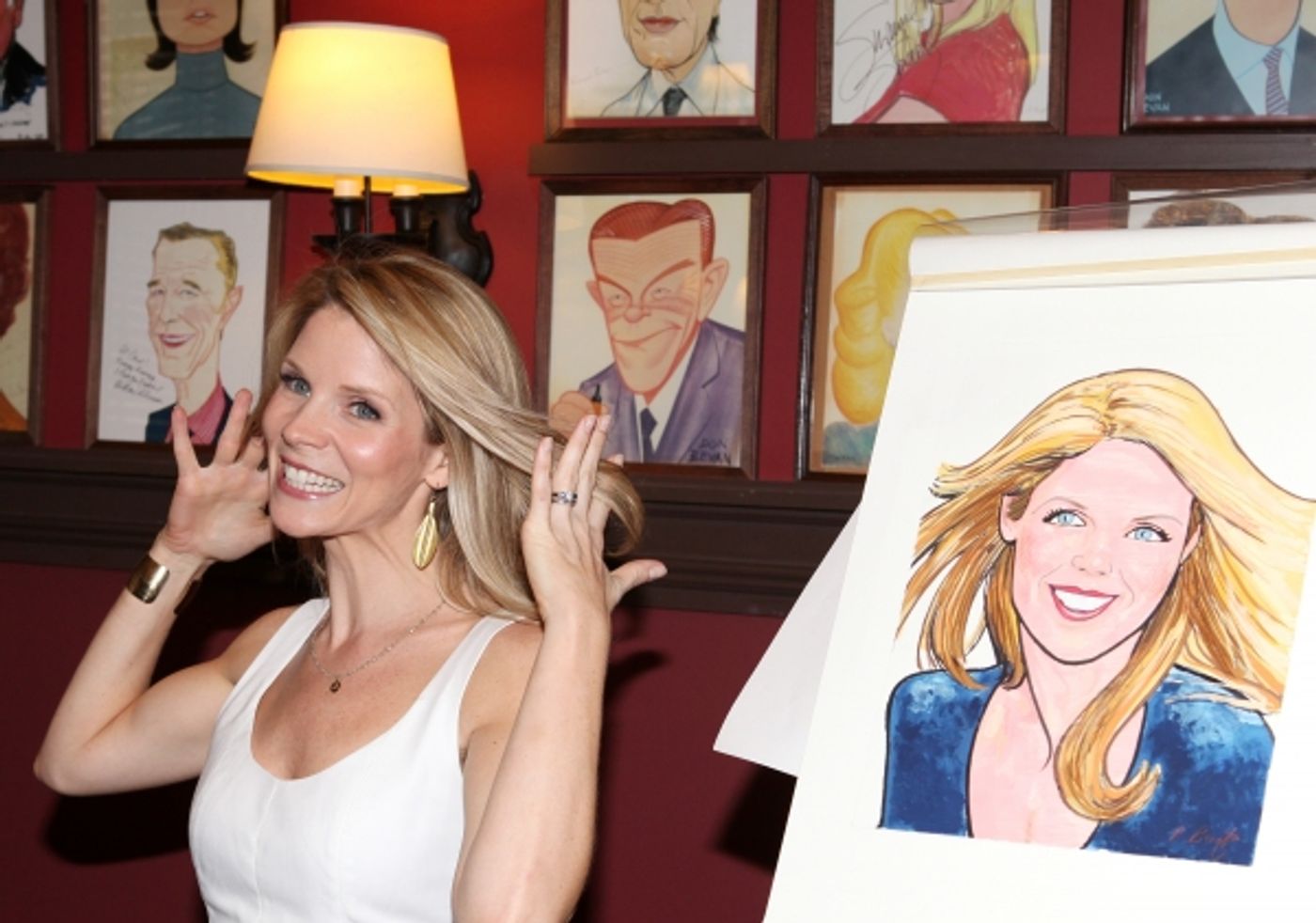 Photo Coverage: NICE WORK IF YOU CAN GET IT's Kelli O'Hara Joins the Sardi's Wall Of Fame!  Image