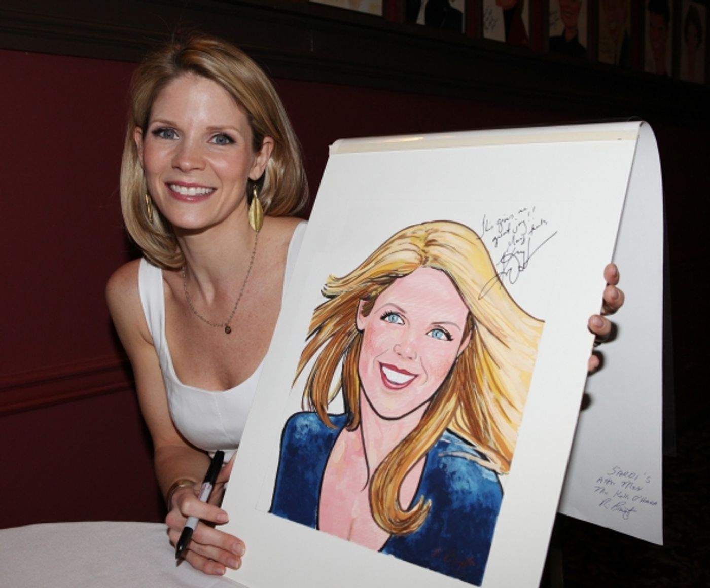 Photo Coverage: NICE WORK IF YOU CAN GET IT's Kelli O'Hara Joins the Sardi's Wall Of Fame!  Image