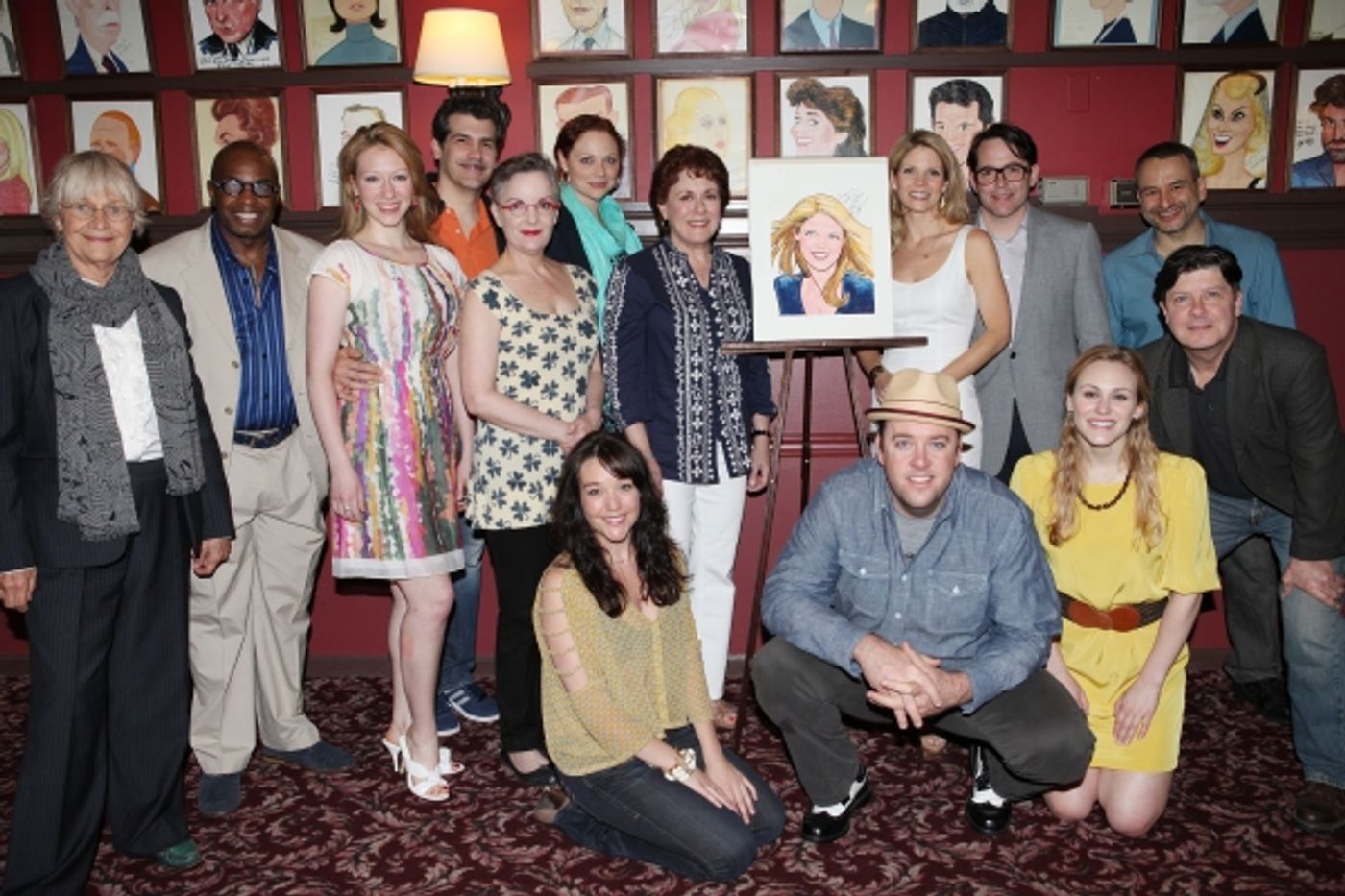 Photo Coverage: NICE WORK IF YOU CAN GET IT's Kelli O'Hara Joins the Sardi's Wall Of Fame!  Image