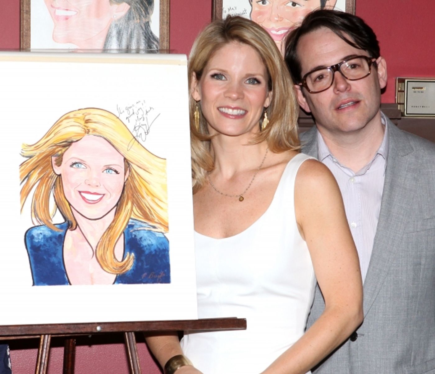 Photo Coverage: NICE WORK IF YOU CAN GET IT's Kelli O'Hara Joins the Sardi's Wall Of Fame!  Image