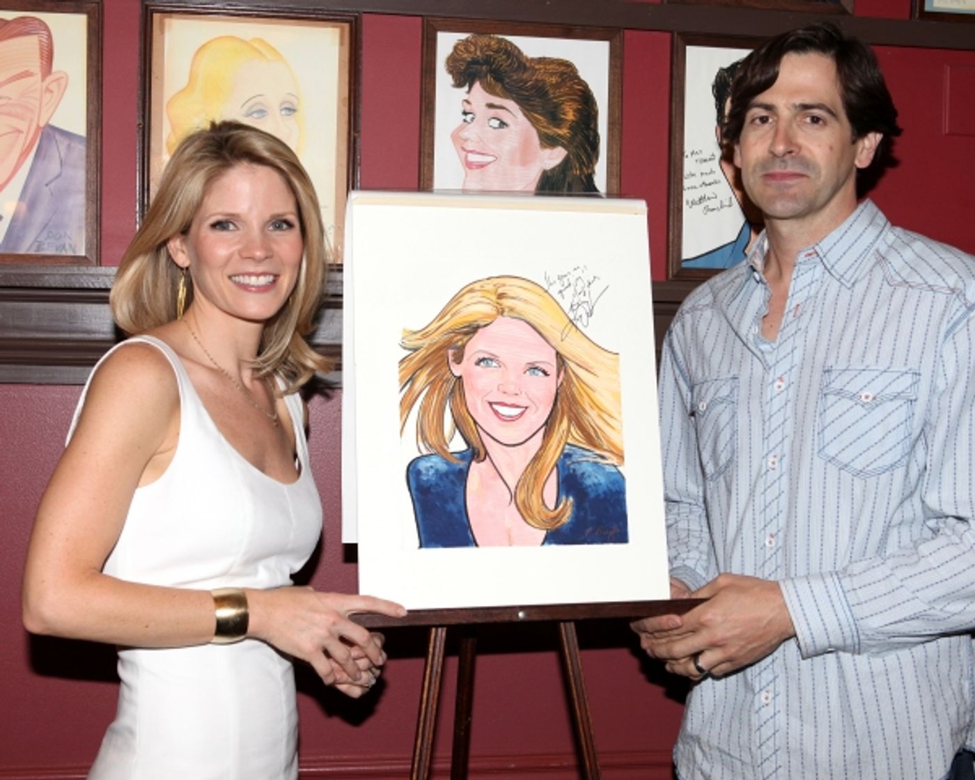 Photo Coverage: NICE WORK IF YOU CAN GET IT's Kelli O'Hara Joins the Sardi's Wall Of Fame!  Image