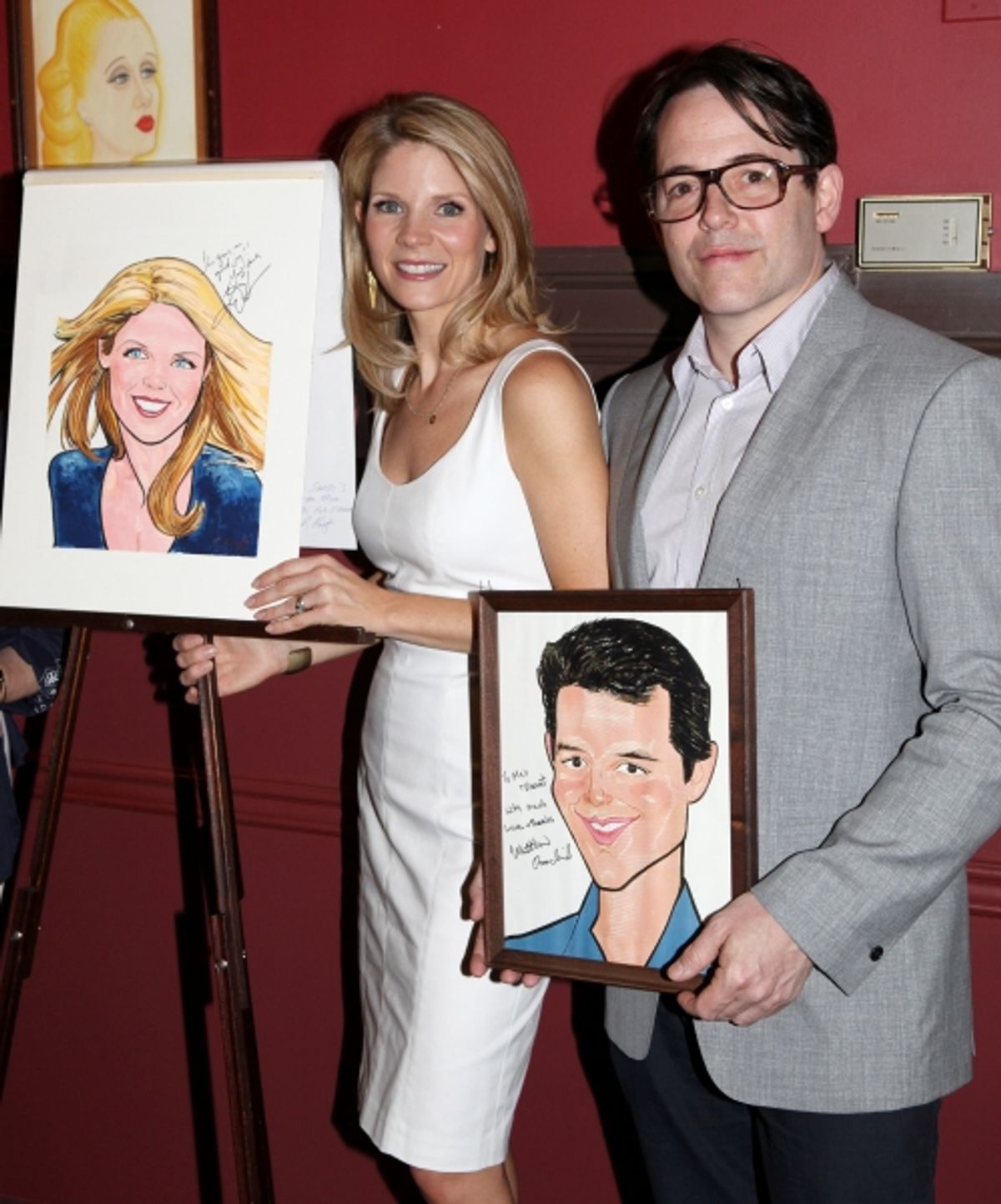 Kelli O'Hara & Matthew Broderick at 