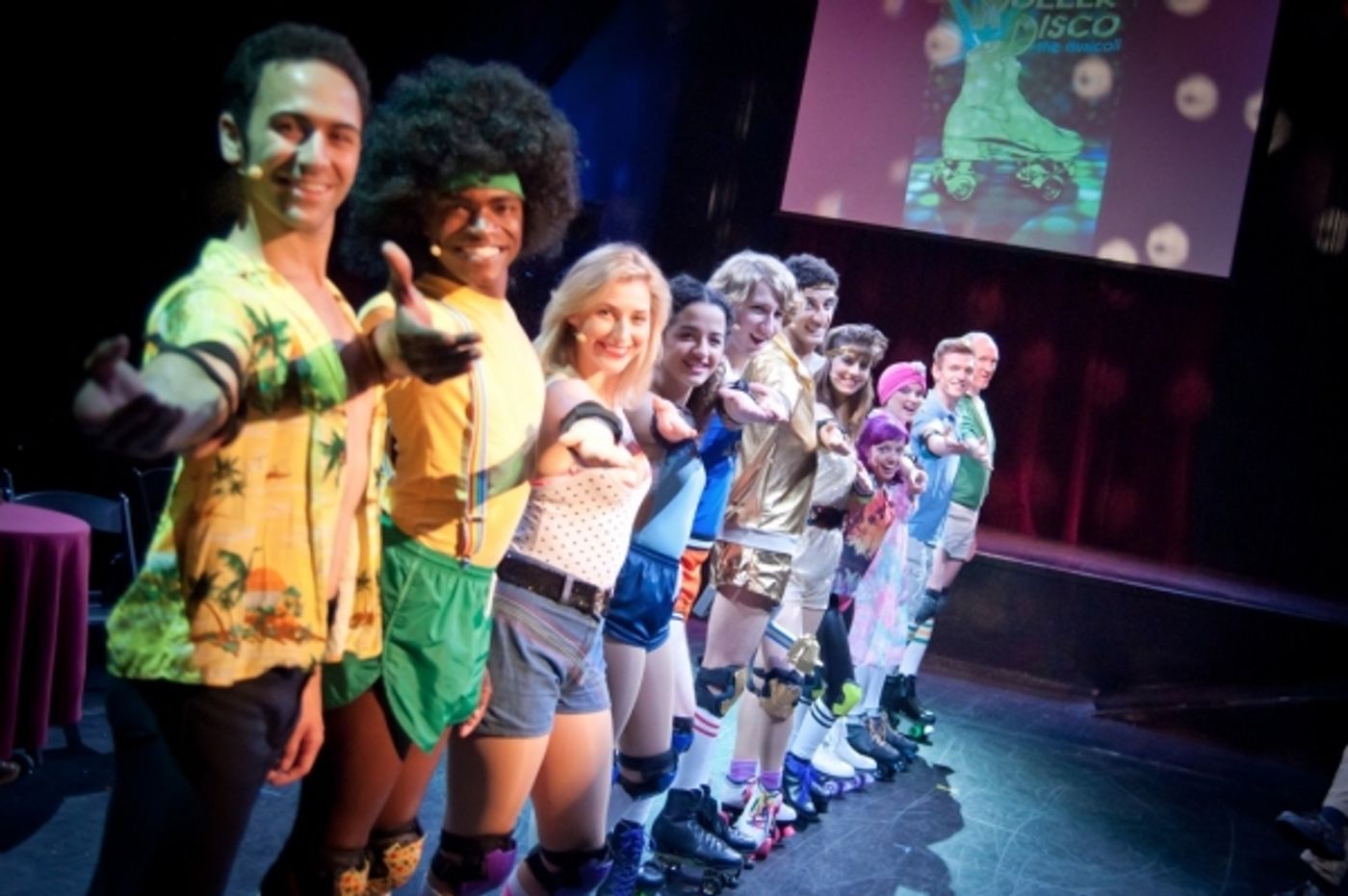 Photo Flash: First Look at Pre-NY Tryout of ROLLER DISCO THE MUSICAL in Boston!  Image
