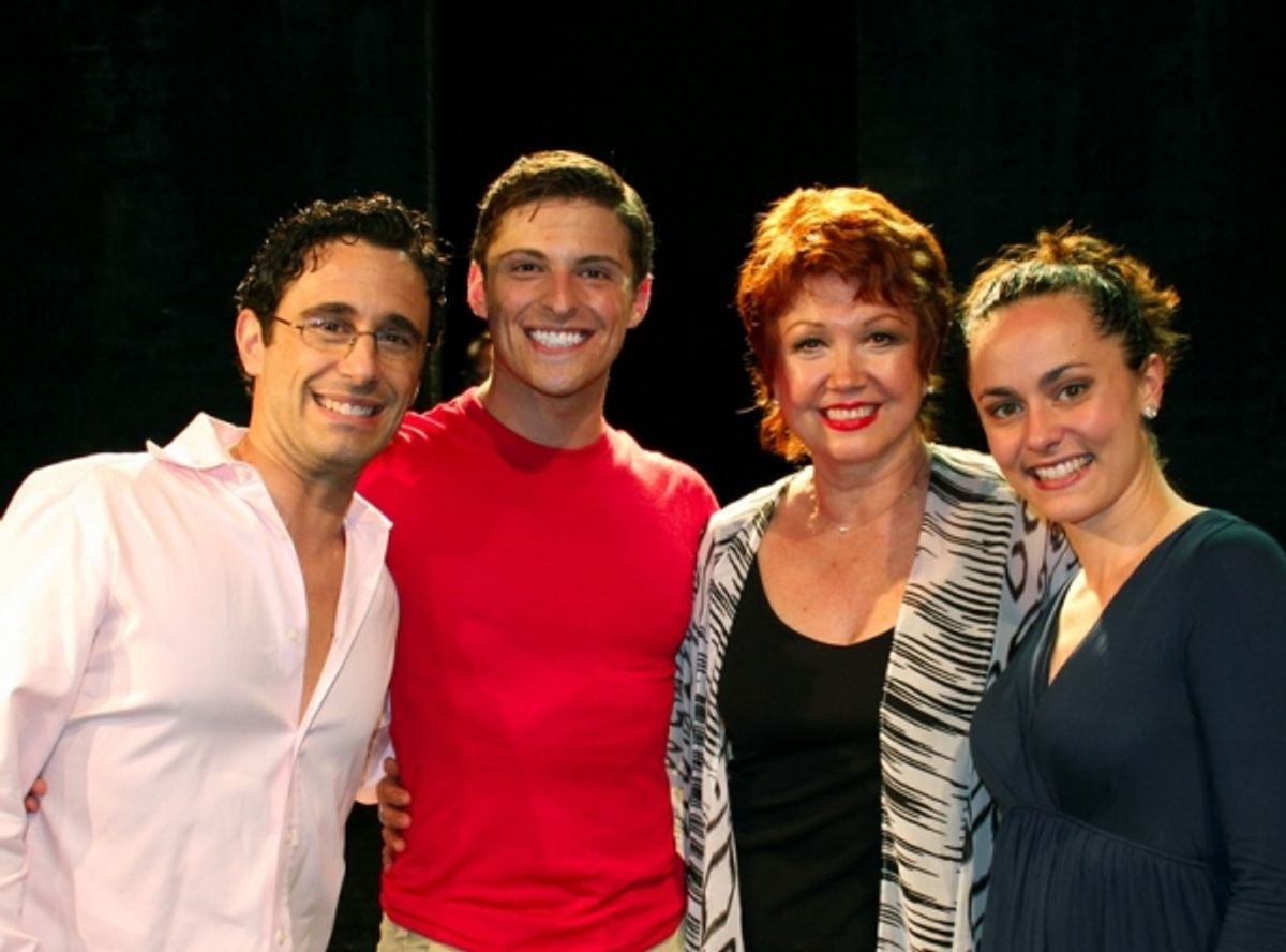 Christopher Gattelli, Callan Bergmann, Donna McKechnie, Ashlee Dupre
 at 