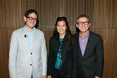 Tom Schumacher, Diane Paulus and Randy Weiner Photo