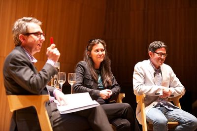 Randy Weiner, Diane Paulus and Tom Schumacher Photo