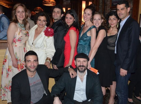 Back Row: Heather Raffo, Kathryn Kates, Arian Moayed, Maha Chehlaoui, Lameece Issaq,  Photo