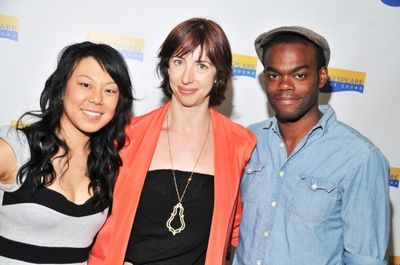 Ali Ahn, Joanna Settle and William Jackson Harper
 Photo