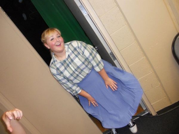 Rachel Beth Jackson declaring her devotion to Aaron Tveit Photo