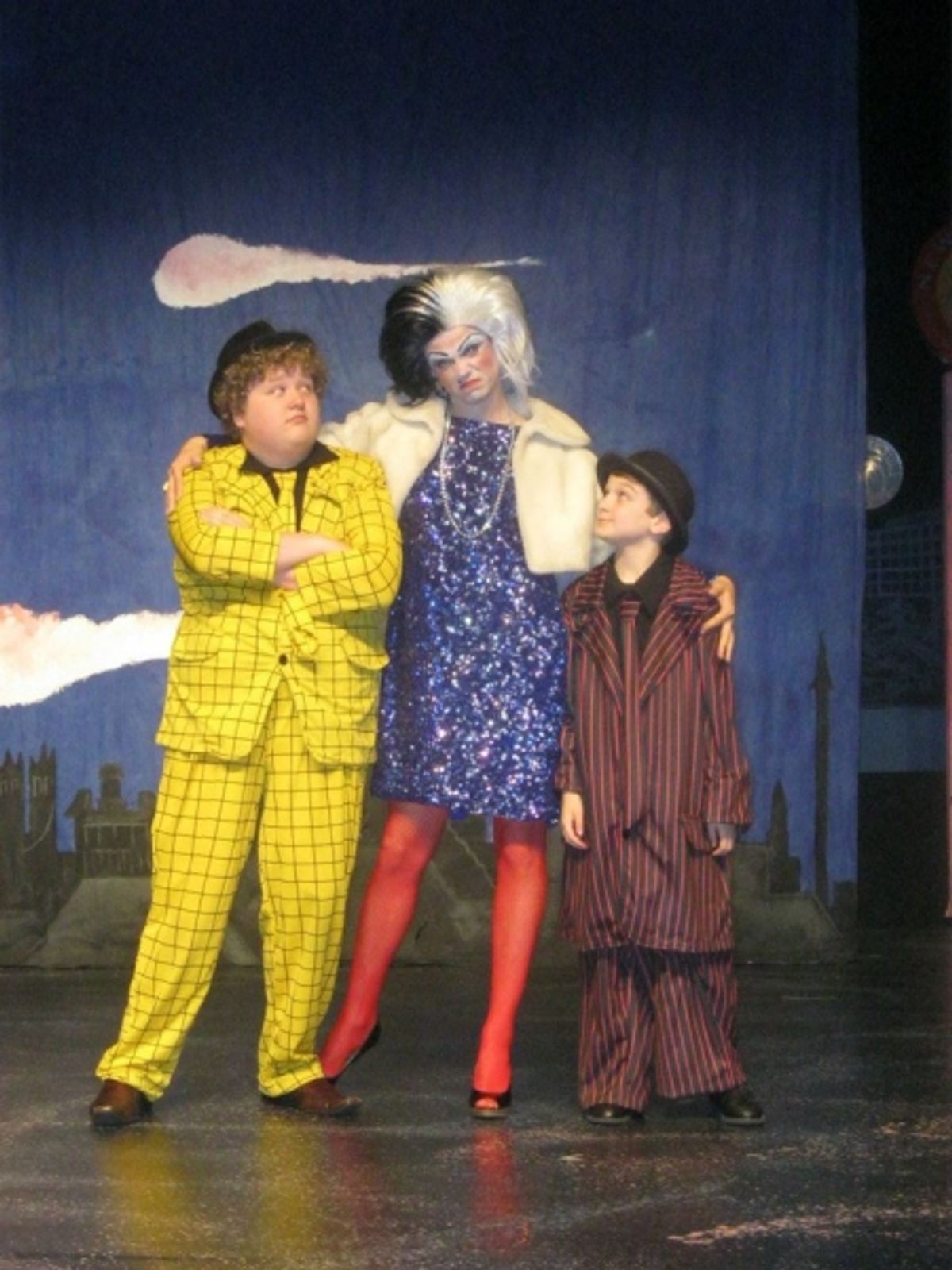 Patrick Long, Ryan Bowie and Scott Grayson in 101 Dalmatians at 