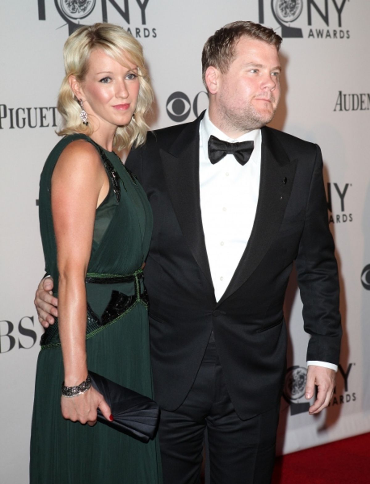 James Corden and Julia Carey at 