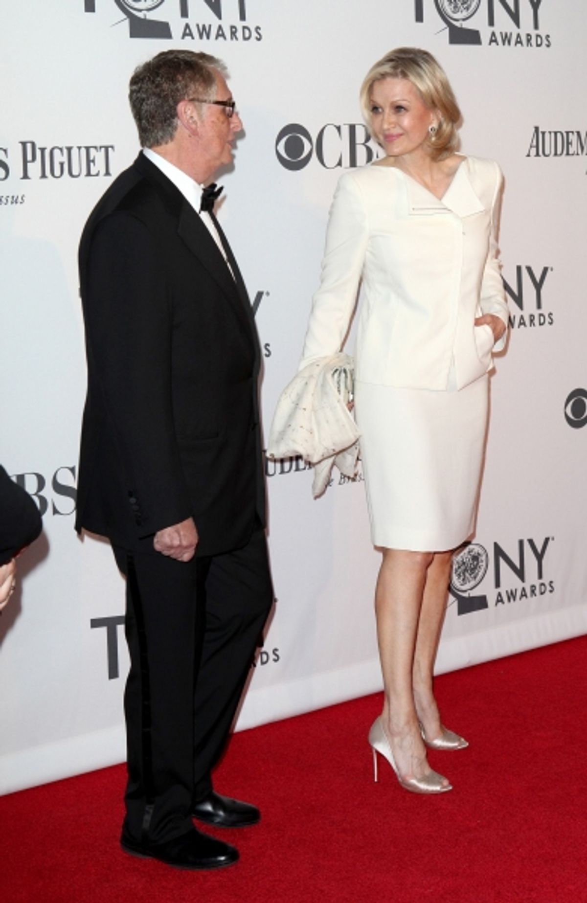 Mike Nichols and Diane Sawyer pictured at the 66th Annual Tony Awards held at The Beacon Theatre in New York City , New York on June 10, 2012. Ã‚Â© Walter McBride / Retna Ltd at 