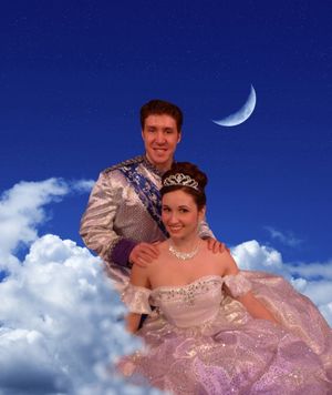 Matthew Dailey as Prince Christopher and Jenna Bainbridge as Cinderella Photo