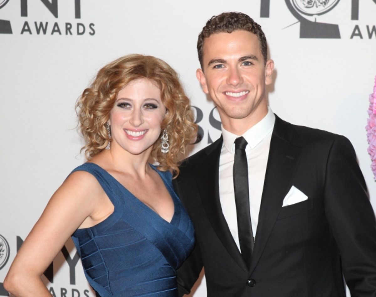 Caissie Levy and Richard Fleeshman  at 
