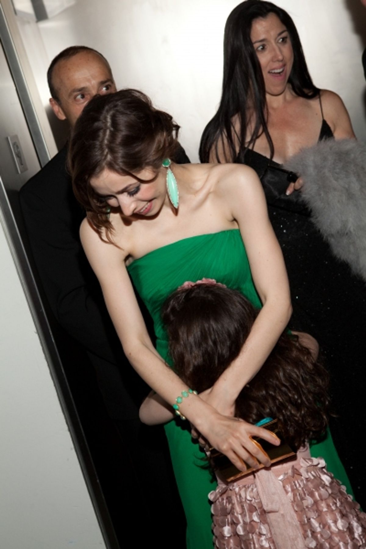 Cristin Milioti and the girls at 