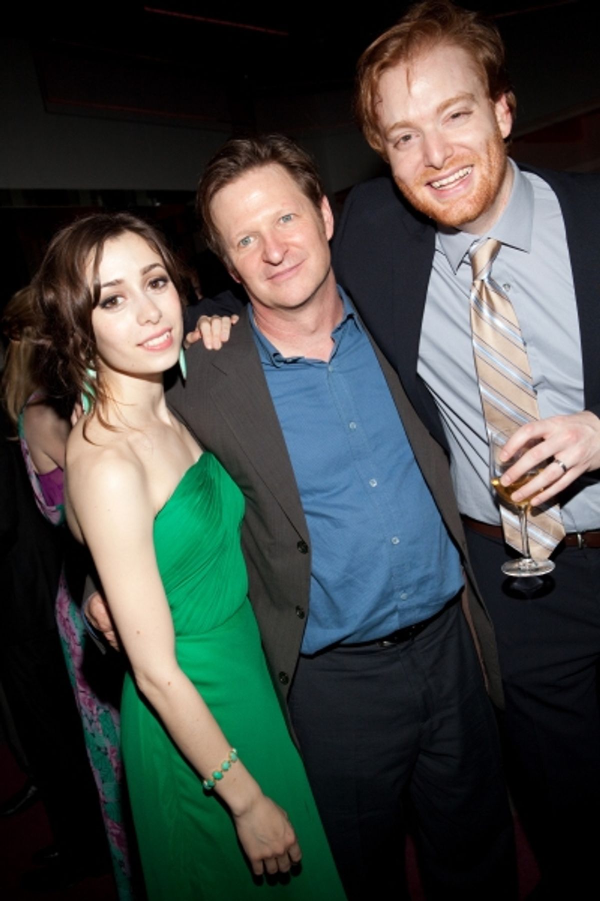 Cristin Milioti, Andy Taylor and David Abeles at 
