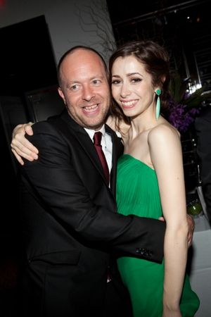 John Tiffany and Cristin Milioti Photo