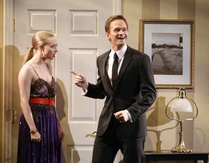 Host Neil Patrick Harris performs during the opening act with Amanda Seyfried
@ BroadwayWorld Host Neil Patrick Harris performs during the opening act with Amanda Seyfried
Photo