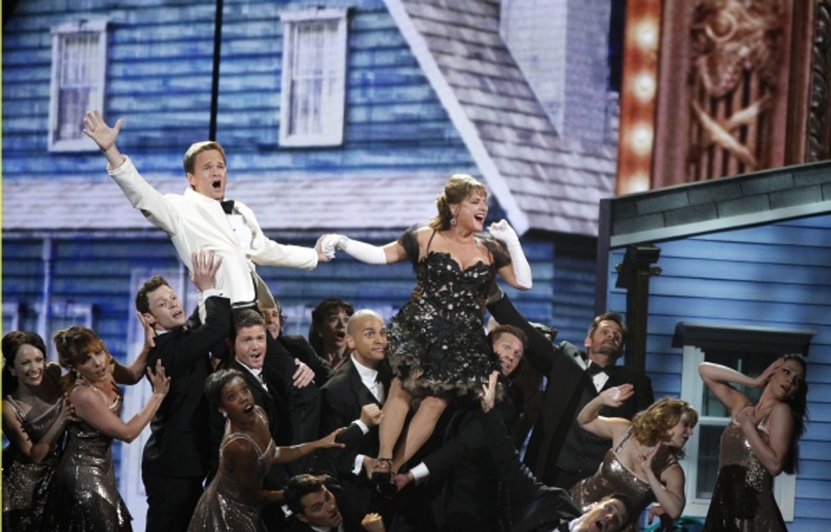 Host Neil Patrick Harris  and Patti LuPone
 at 