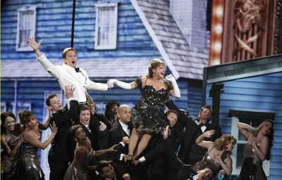 Host Neil Patrick Harris  and Patti LuPone
 Photo