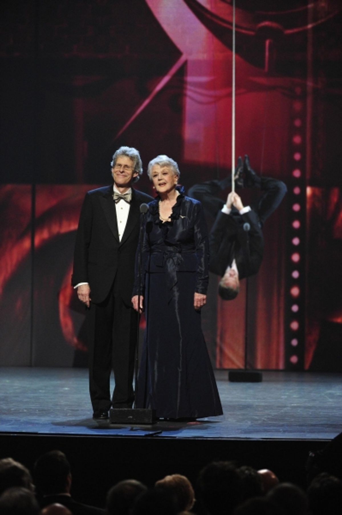 Ted Chapin, Angela Lansbury and Neil Patrick Harris (behind)
 at 