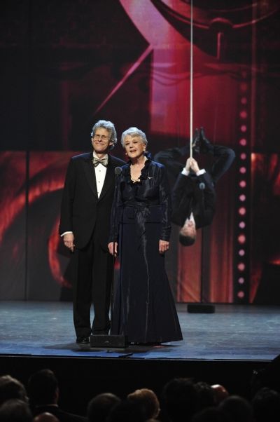 Ted Chapin, Angela Lansbury and Neil Patrick Harris (behind)
 Photo