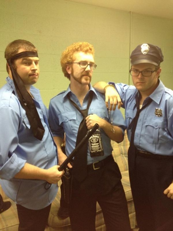 Wesley Rutledge (Officer Brophy), Jonathan Higdon (Officer O'Hara), and Matthew Hunte Photo