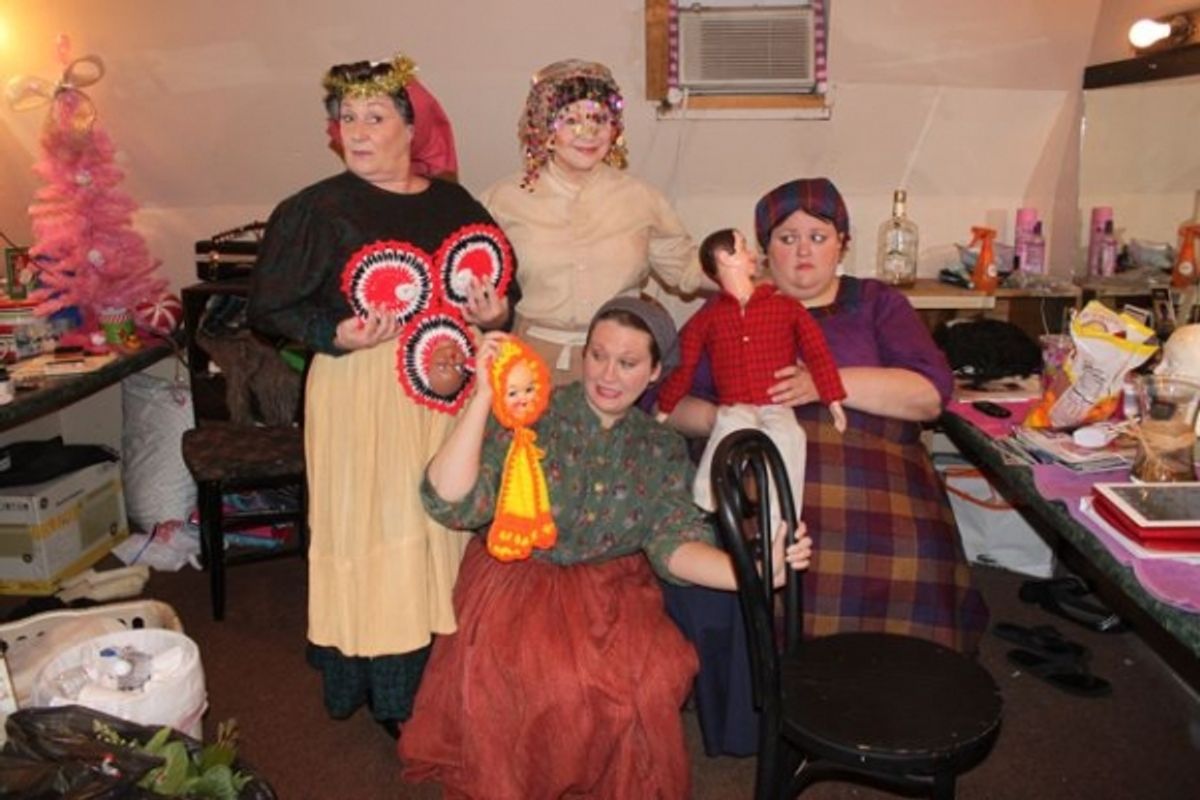 (Clockwise from left): Debbie Kraski, Liz Kalota, Amanda Lamb and Jaclyn Lisenby Brown at 