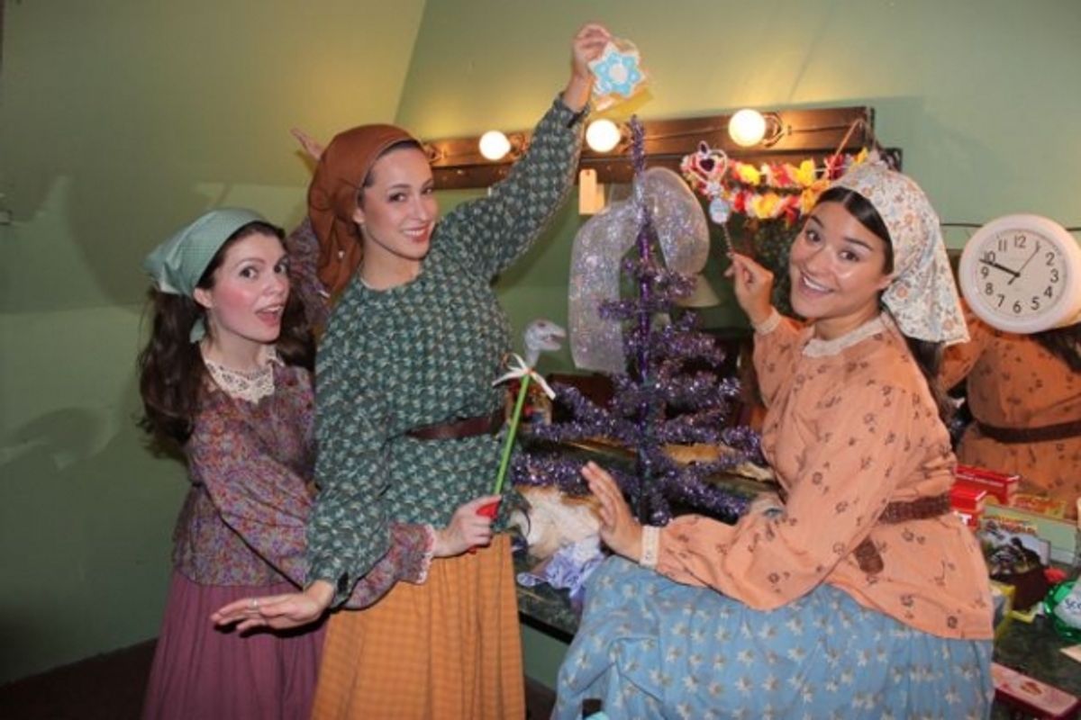 Tevye's daughters Jennifer Richmond, Mia Rose and Erica Haines at 