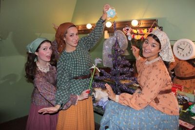 Tevye's daughters Jennifer Richmond, Mia Rose and Erica Haines Photo