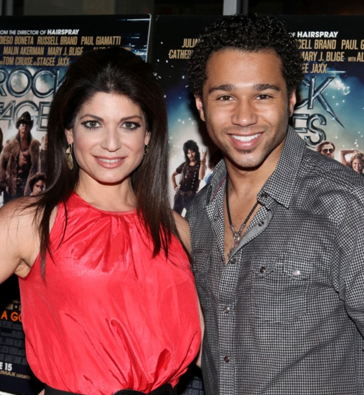  Tamsen Fadal & Corbin Bleu at 