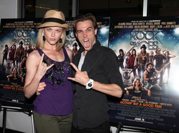 Photo Coverage: Broadway Celebrates ROCK OF AGES Film in Times Square — photo 2 of 25