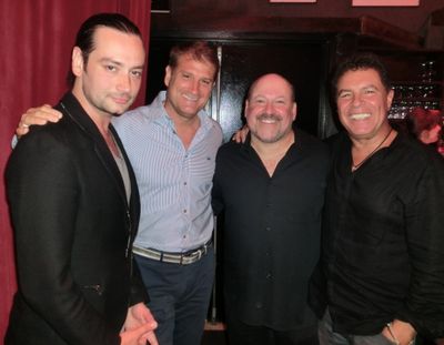 Constantine Maroulis, Jeff Calhoun, Frank Wildhorn, Clint Holmes Photo