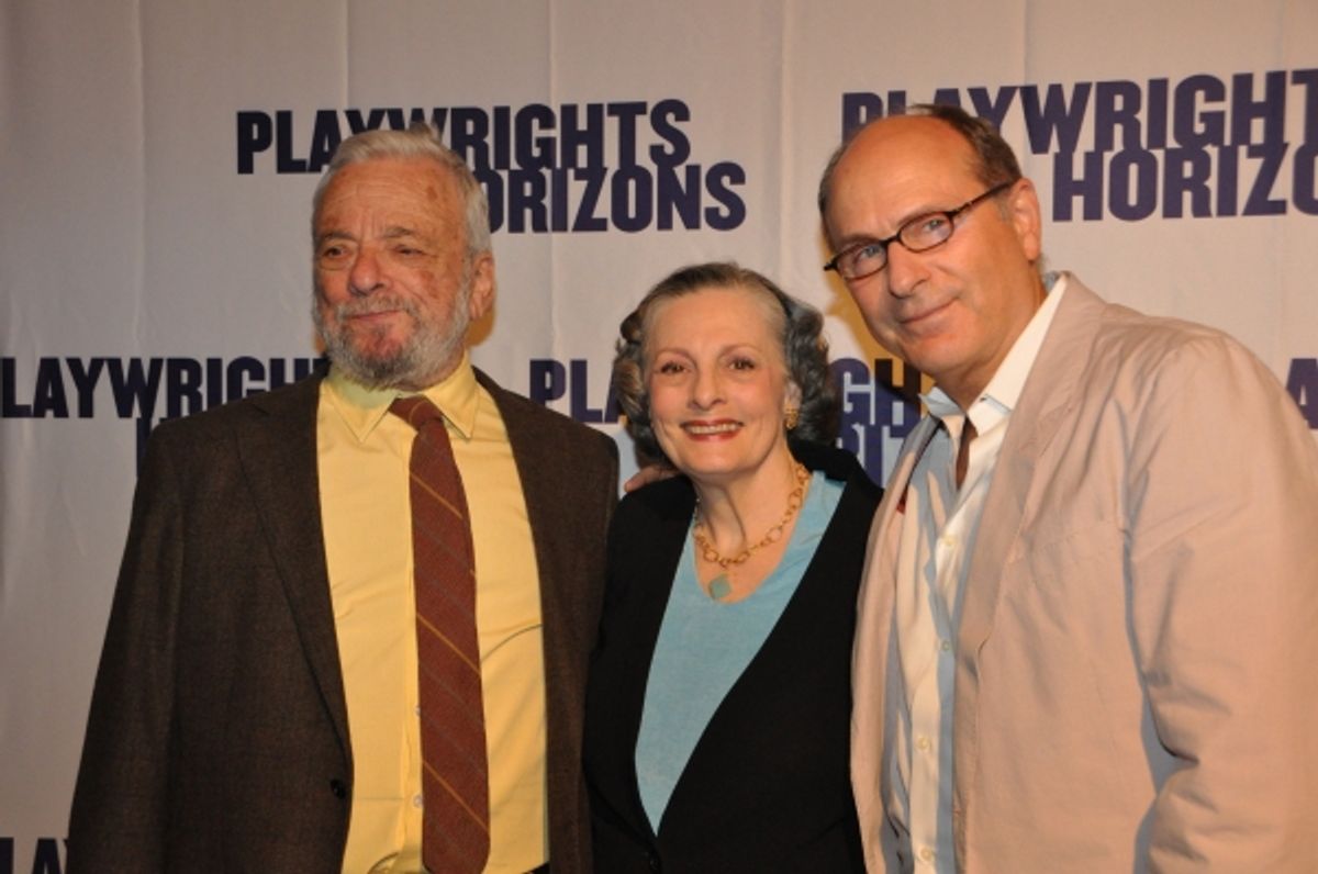 Stephen Sondheim, Dana Ivey and James LaPine at 