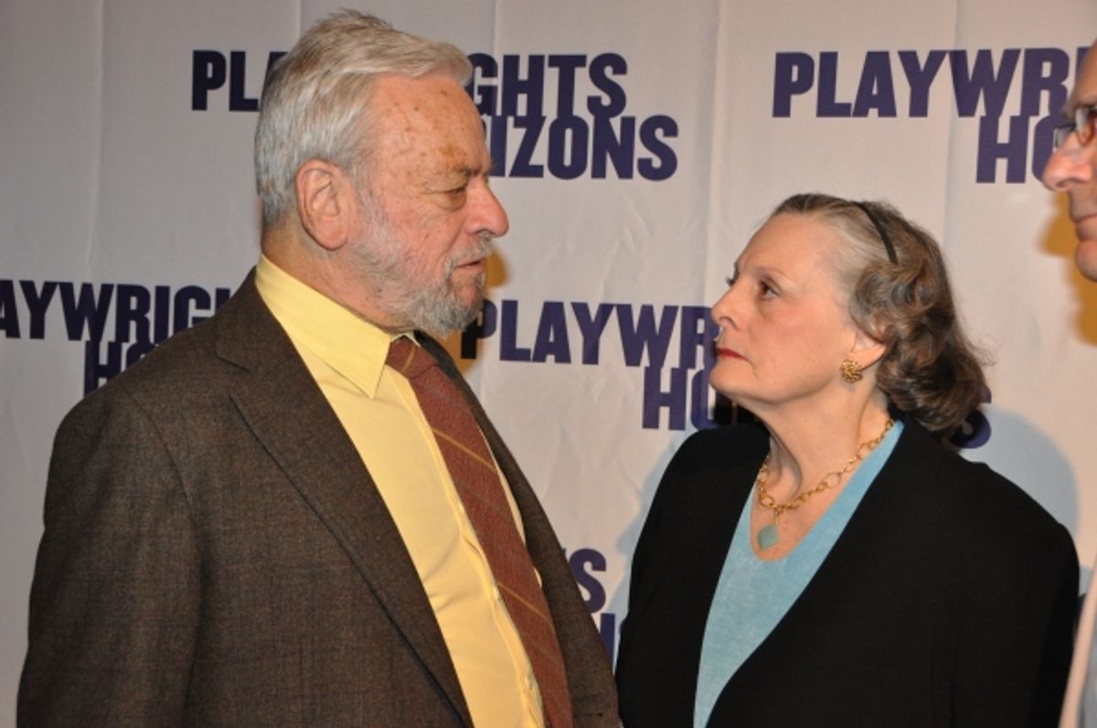 Stephen Sondheim and Dana Ivey at 
