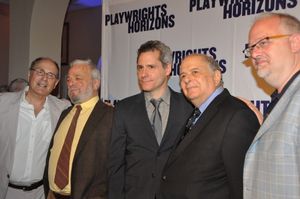 James LaPine, Stephen Sondheim, Bruce Norris, Alfred Uhry and Doug Wright Photo