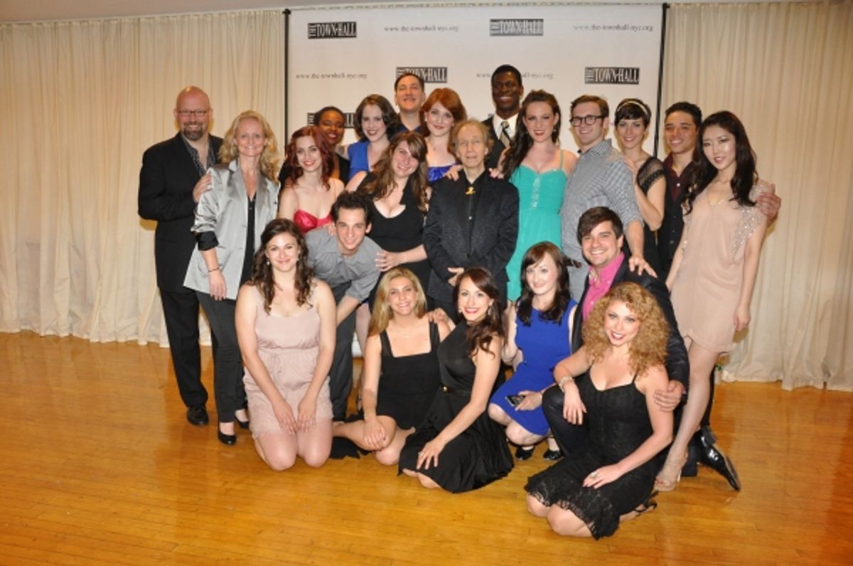 Scott Coulter, Vibecke Dahle, Scott Siegel and The Broadway By The Years Chorus at 